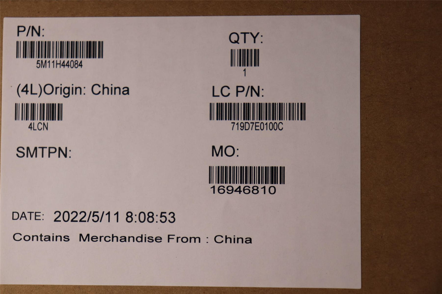 Lenovo Carbon X1 10th LCD Screen Display Assembly 5M11H44084