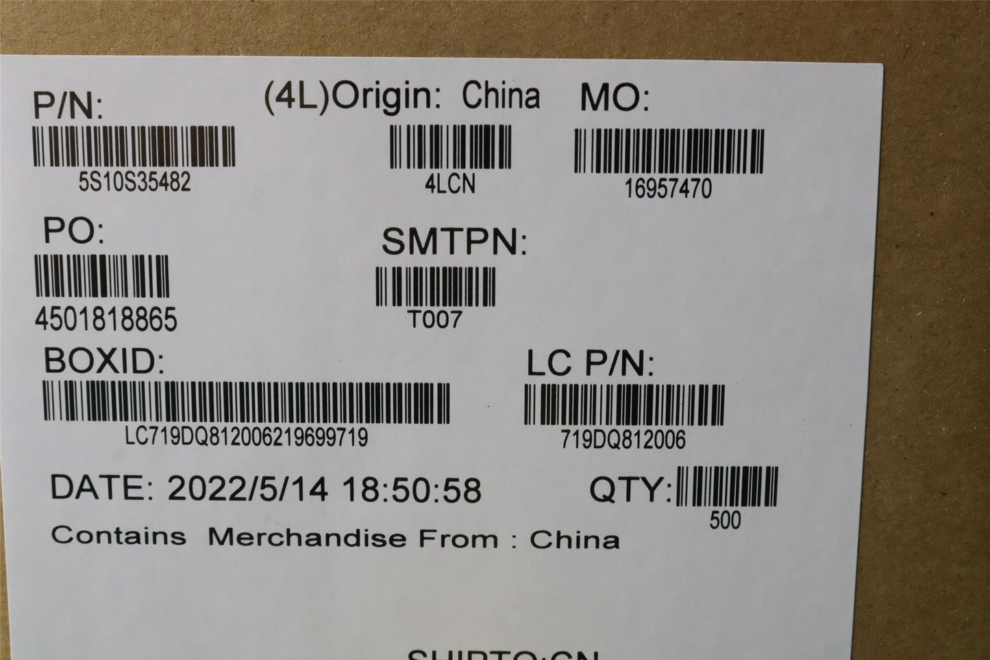 Lenovo SCREW Screw L82TD M2 * L4.5 (OD4.5,T0.7) 5S10S35482