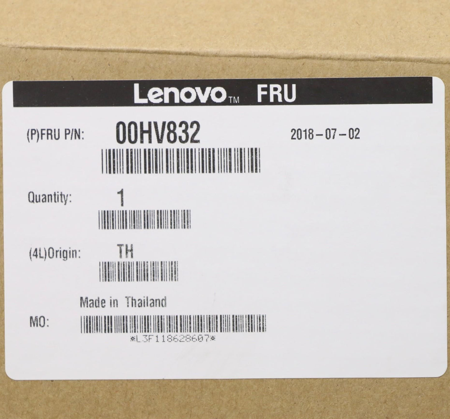 Lenovo Adapter X520-DA1 10G Intel Board 00HV832