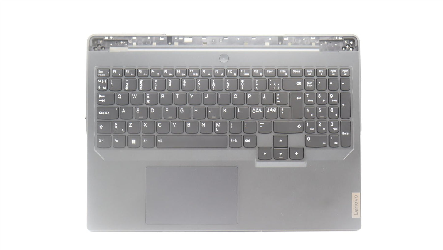 Lenovo Legion 5 16IRX8 Palmrest Cover Touchpad Keyboard Nordic 5CB1L30907