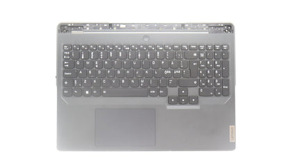 Lenovo Legion 5 16IRX8 Palmrest Cover Touchpad Keyboard Nordic 5CB1L30907