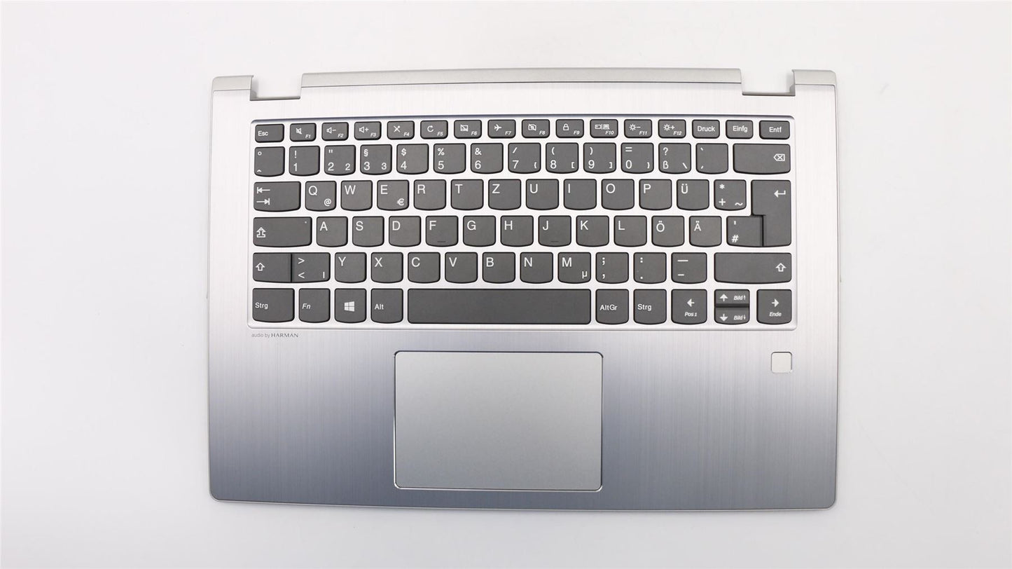 Lenovo Yoga 530-14IKB Keyboard Palmrest Top Cover German Silver 5CB0R08905