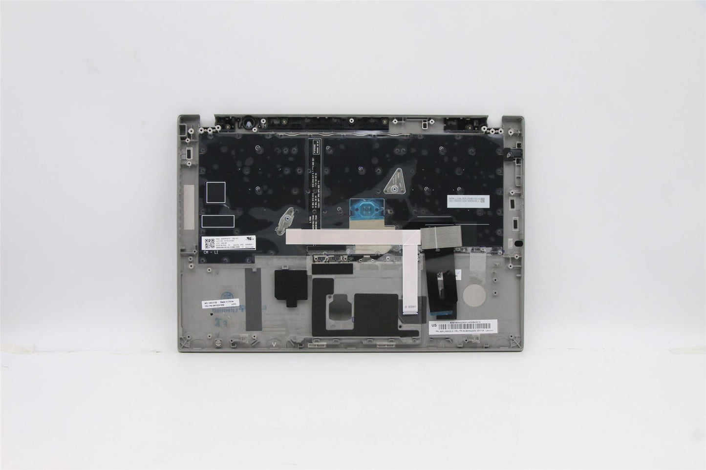Lenovo ThinkPad T14s Keyboard Palmrest Top Cover Arabic Silver 5M10Z41559