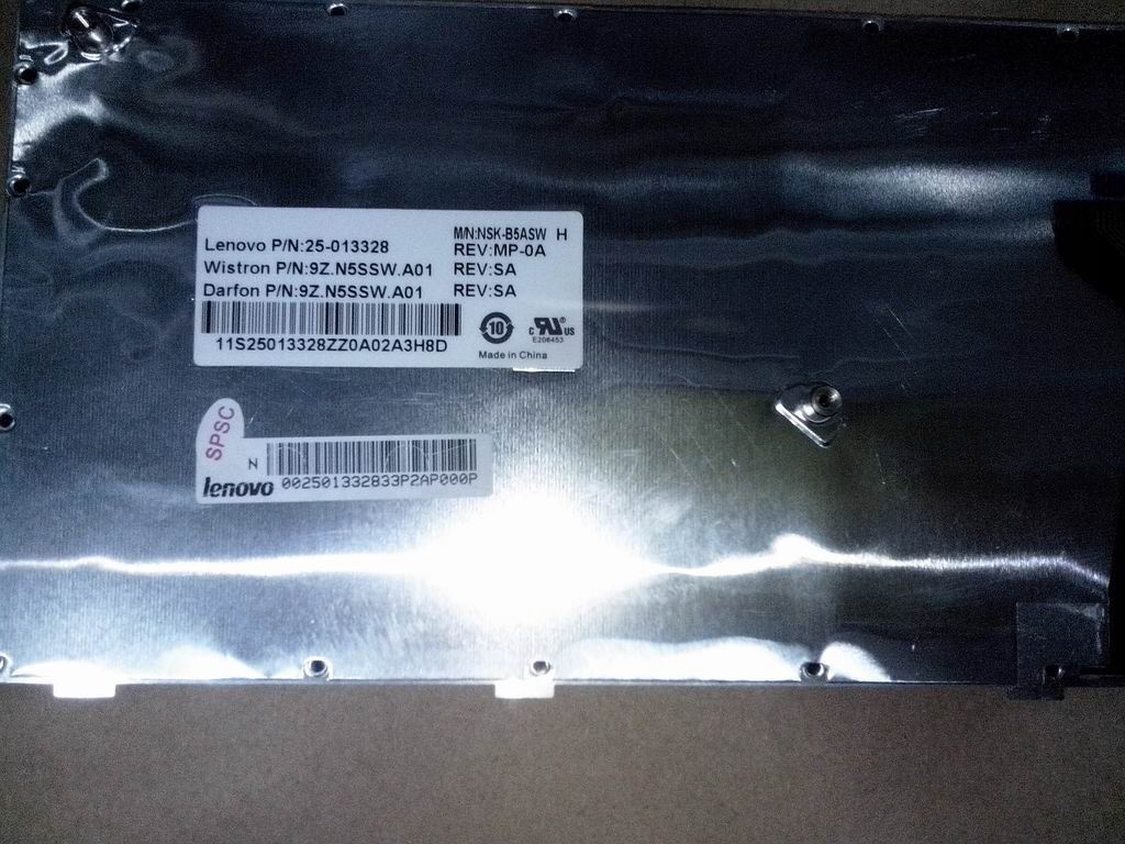 Lenovo DF T4TQ 101KEY BLACKF KBD US English Keyboard 25013328