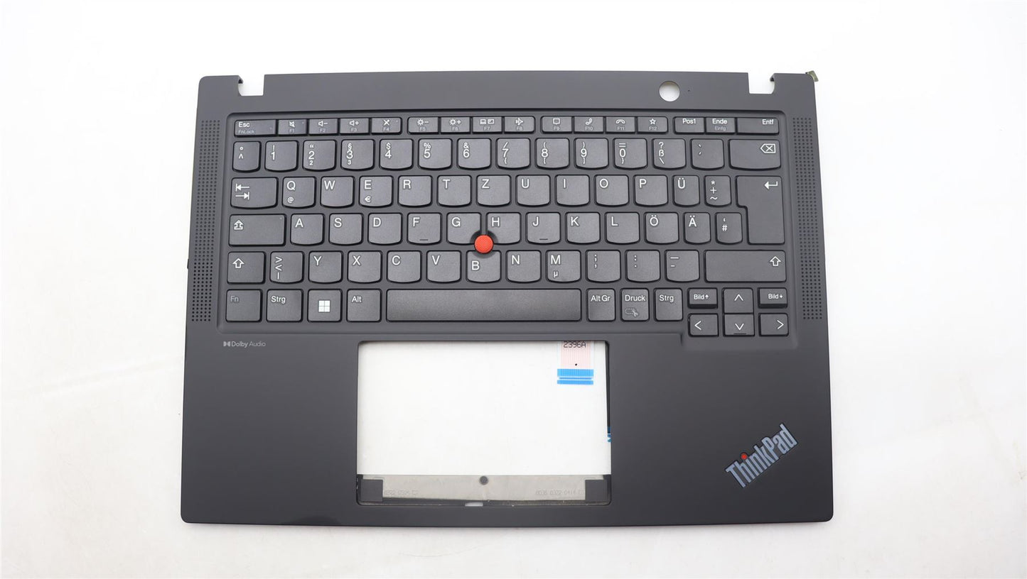 Lenovo ThinkPad X13 Gen 4 Keyboard Palmrest Top Cover German Black 5M11H88998