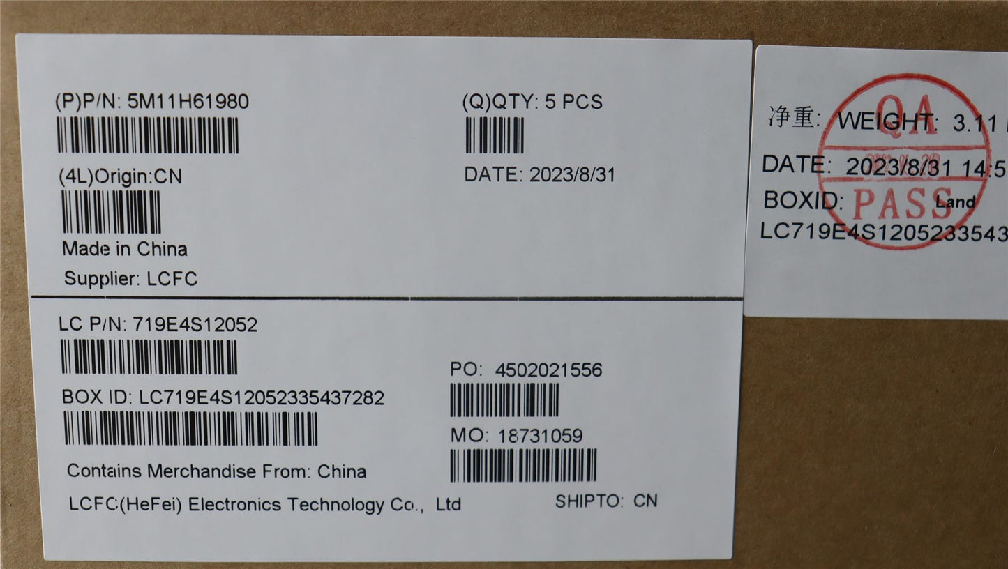 Lenovo 14e Gen3 IP 3 14IAN8 Keyboard Palmrest Top Cover Swiss Black 5M11H61980
