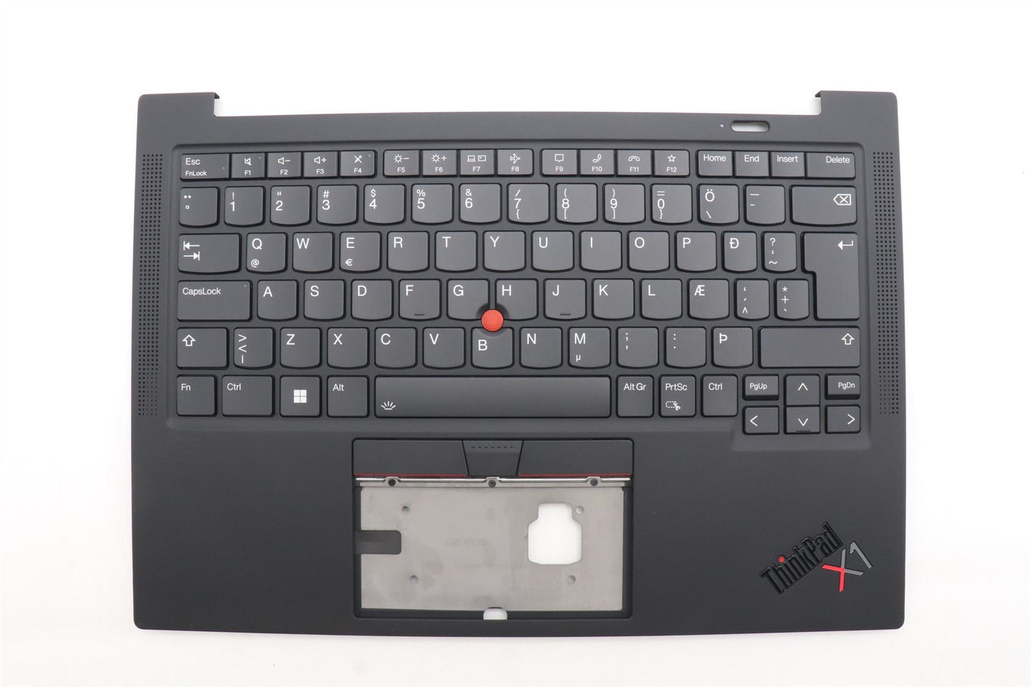 Lenovo ThinkPad X1 10th Gen Keyboard Palmrest Top Cover Icelandic 5M11H44232