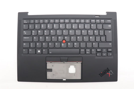 Lenovo ThinkPad X1 10th Gen Keyboard Palmrest Top Cover Icelandic 5M11H44232