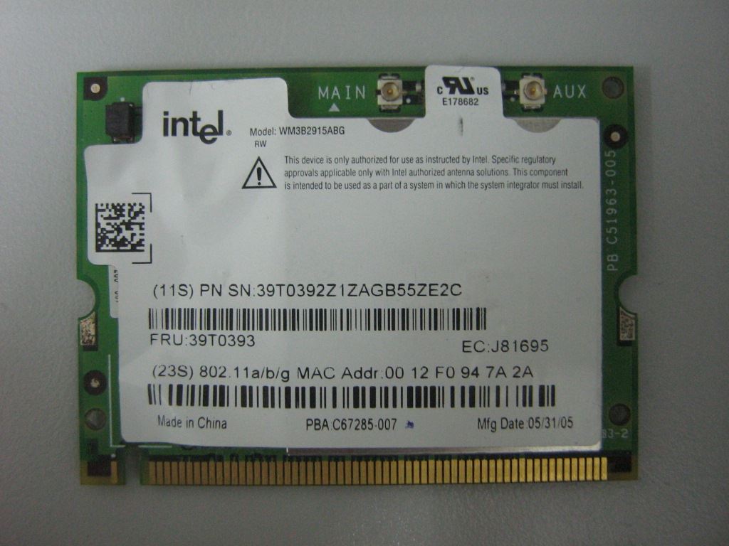 Lenovo CLX2 abg HB Board 27K9942