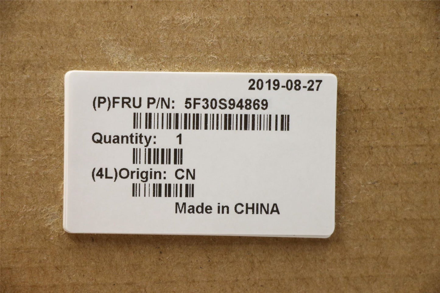 Lenovo FP BD C 81N5_w/FFC BLK 5F30S94869