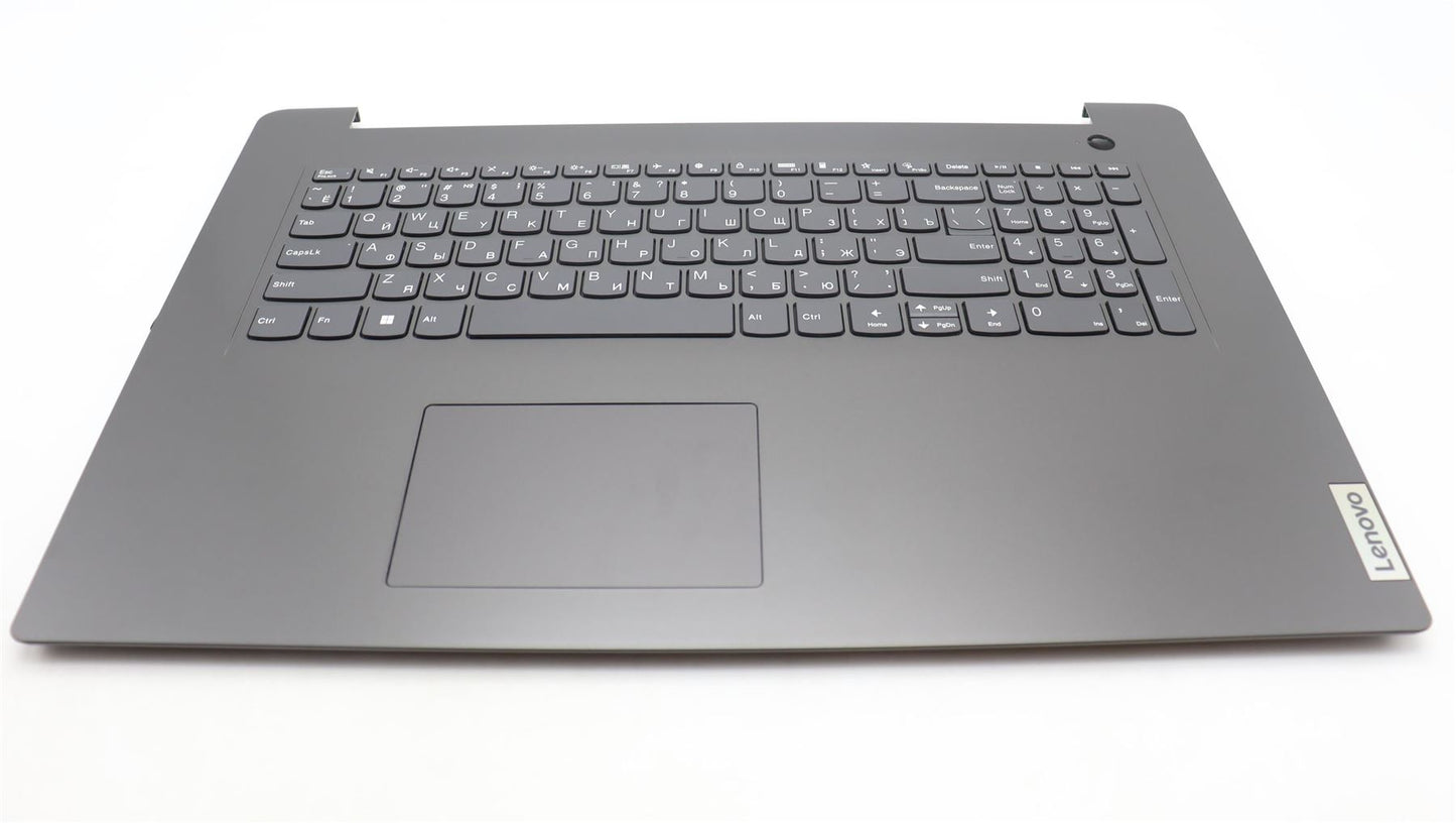 Lenovo V17 G4 IRU Palmrest Cover Touchpad Keyboard Russian Iron Gray 5CB1L74853