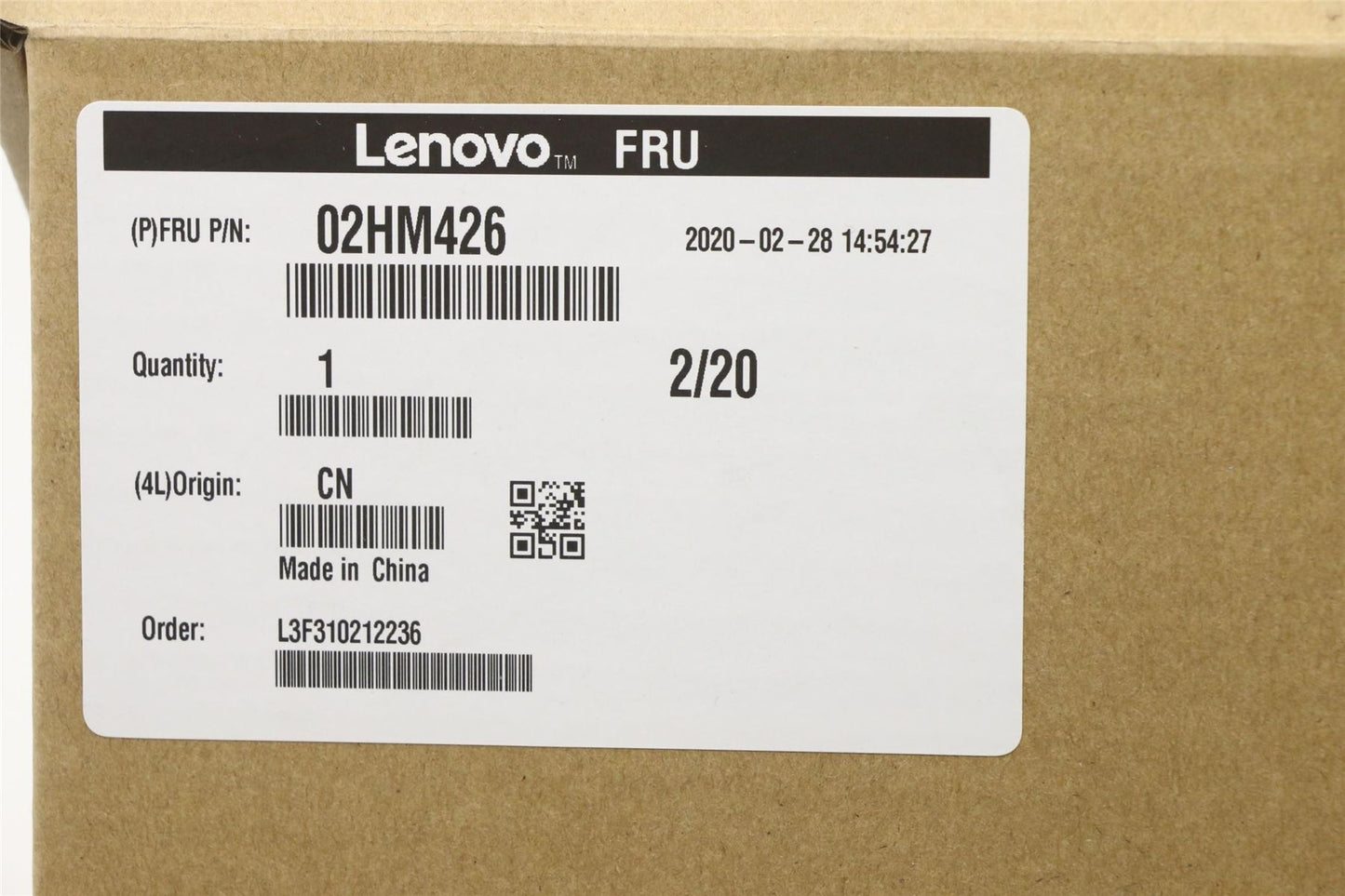 Lenovo ThinkPad T490s Keyboard Palmrest Top Cover US International Black 02HM426