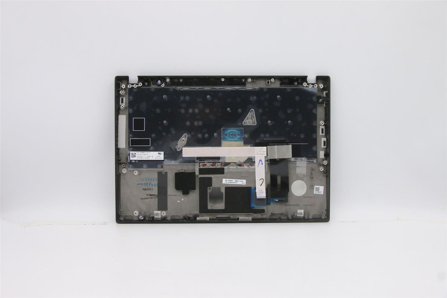Lenovo ThinkPad T495s Keyboard Palmrest Top Cover Danish Black 5M11A08397