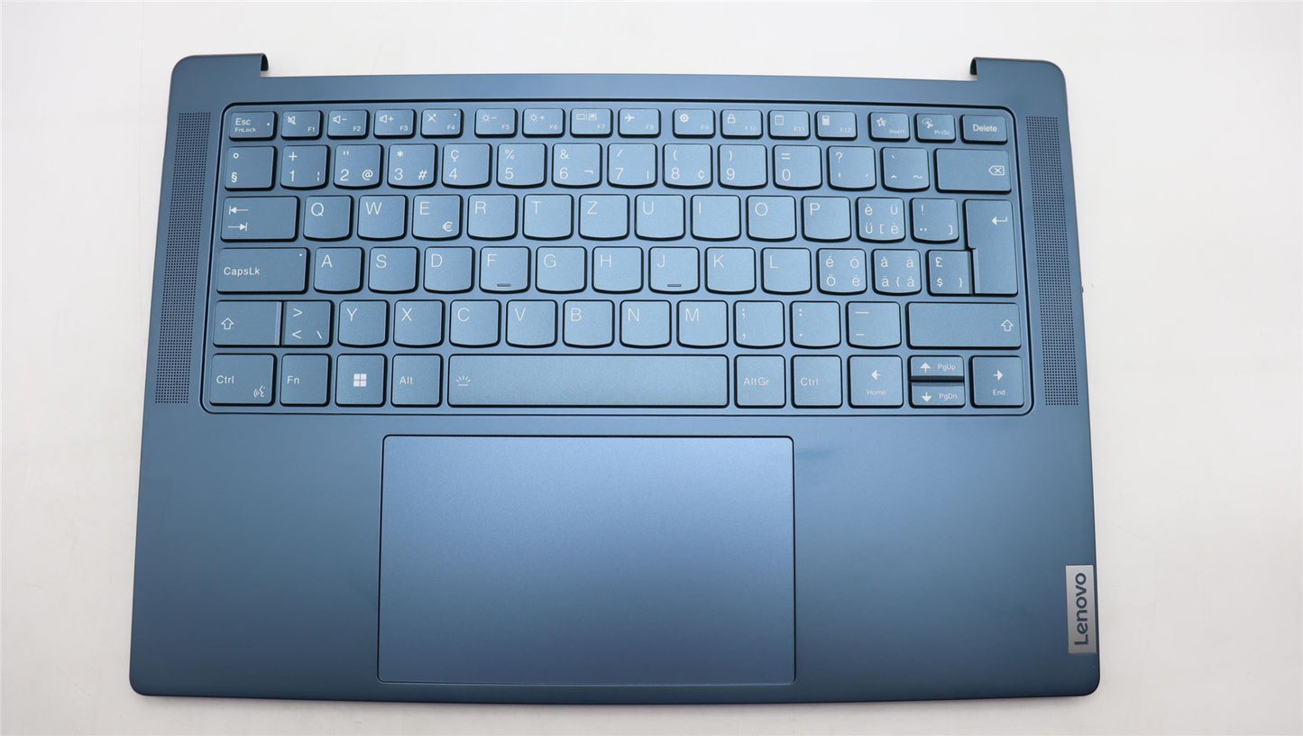 Lenovo Yoga 7 14ARP8 Palmrest Cover Touchpad Keyboard Switzerland 5CB1L50352