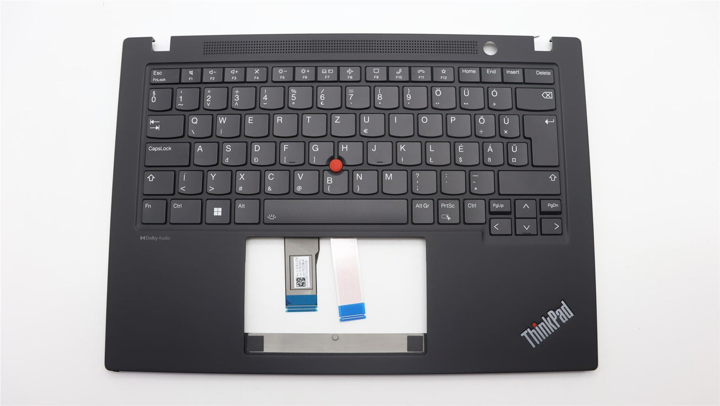 Lenovo ThinkPad T14s Gen 4 Keyboard Palmrest Top Cover Hungarian 5M11L92864