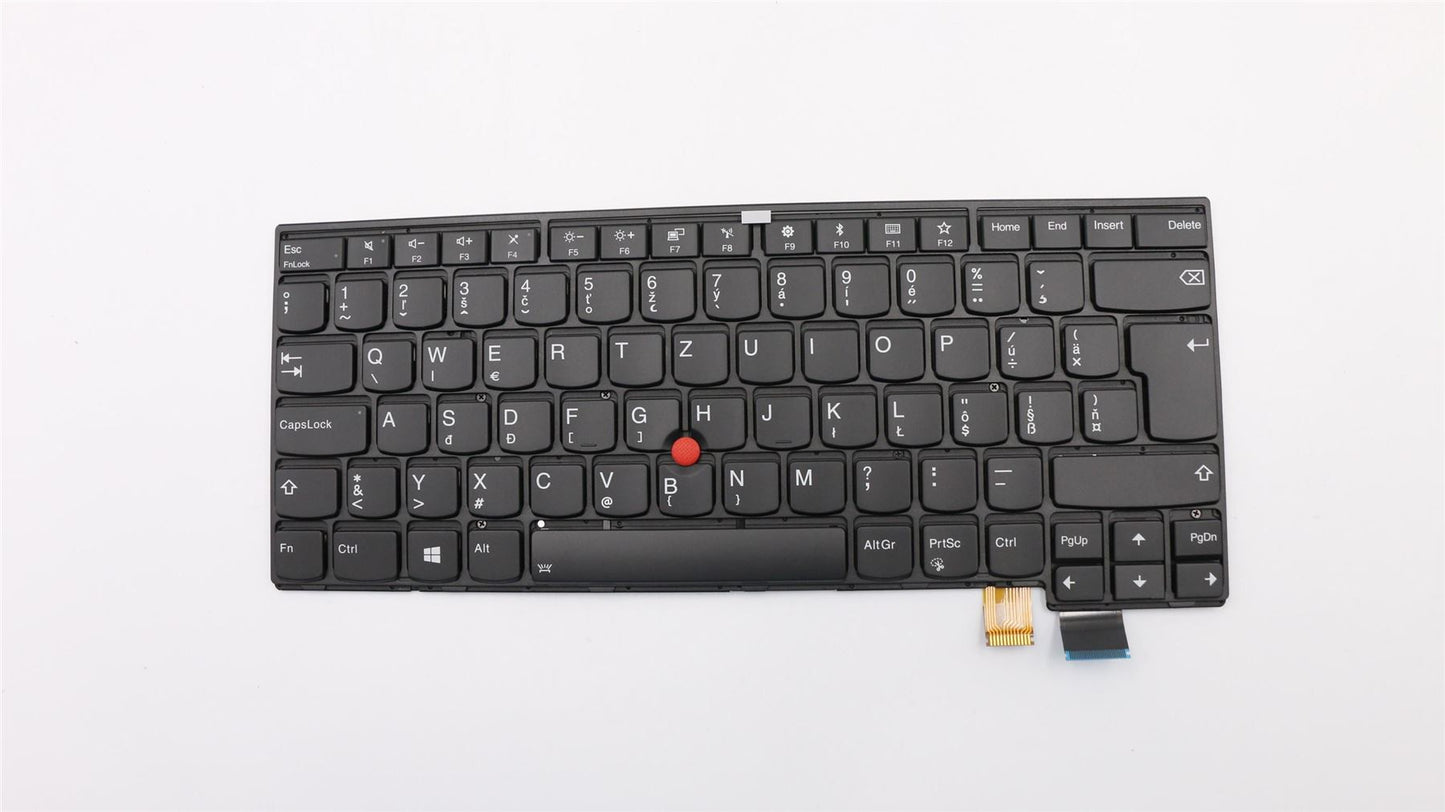 Lenovo ThinkPad T470s 13 2 Keyboard Croatian Black Backlit 01EN706