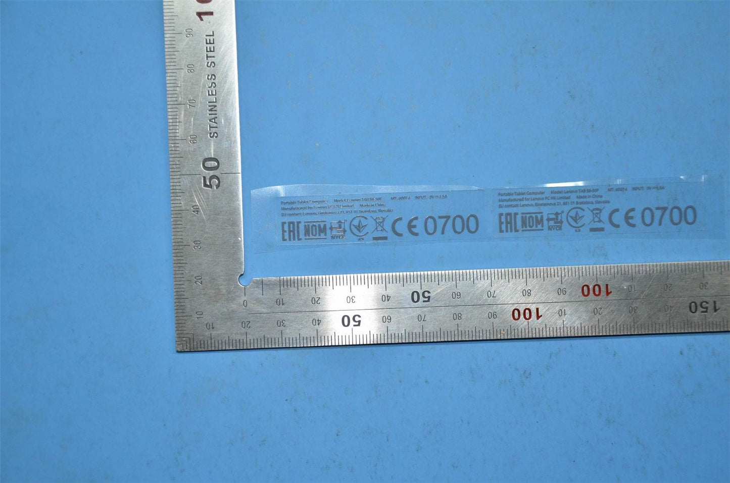 Lenovo S8-50 Rating label-F RU&*1123842100CS 5L19A6N421