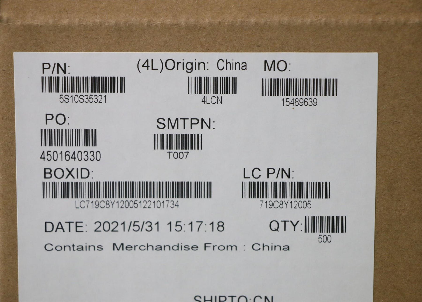 Lenovo SCREW SCREW L 20YM M1.6X3.5 5S10S35321