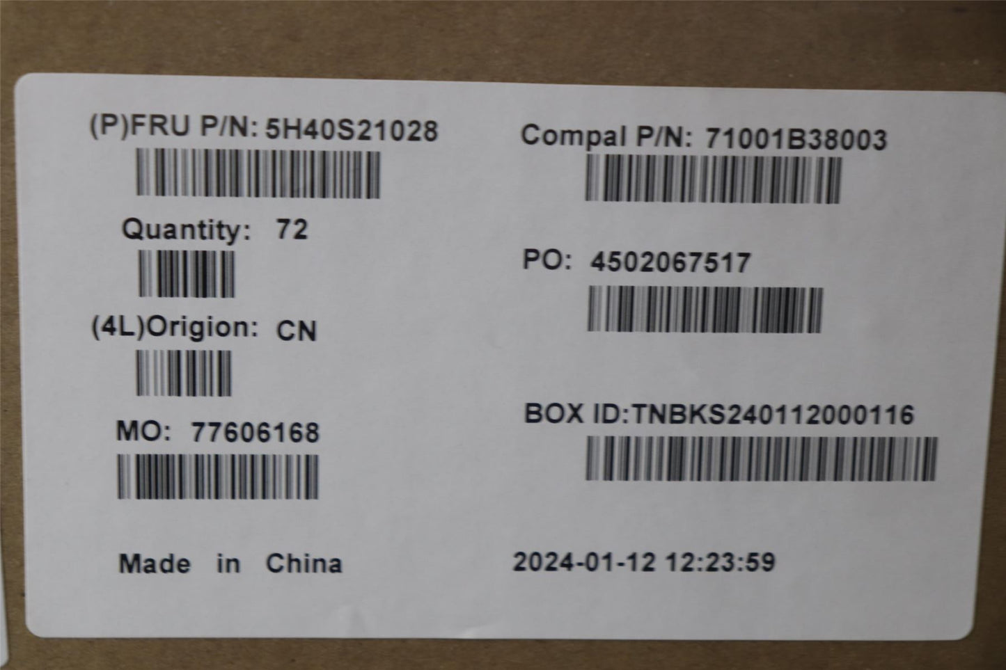 Lenovo HEATSINK Heatsink C 83DC HY 5H40S21030