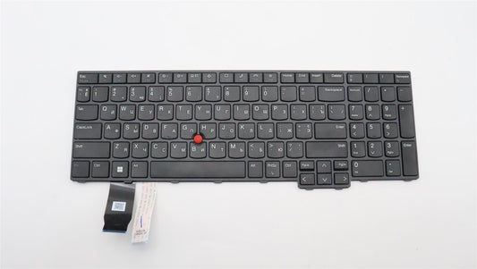 Lenovo ThinkPad T16 Gen 1 P16s Gen 1 L15 Gen 3 s Keyboard Black 5N21D93759