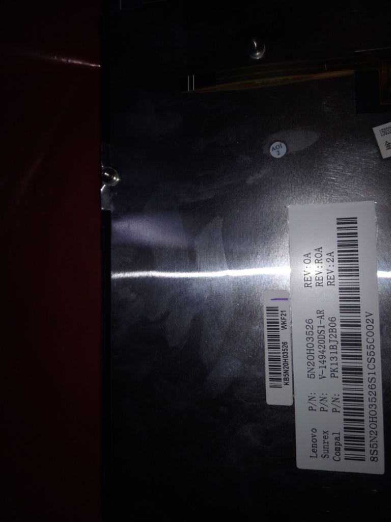 Lenovo ARA-T6G1B-JME-BlackKey-BLKBD Arabic Keyboard 5N20H03526