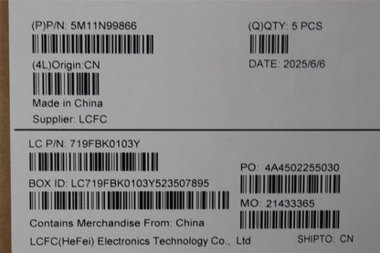 Lenovo MECH_ASM FRU KBD CCV HUN BL (PMX) UK BK 5M11N99868