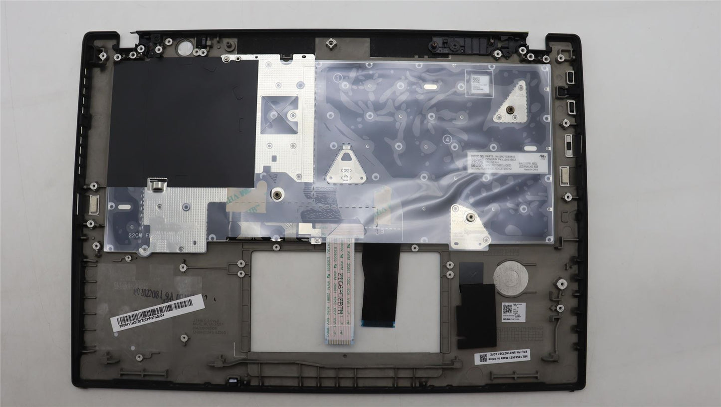 Lenovo ThinkPad T14s Gen 3 Keyboard Palmrest Top Cover US Black 5M11H27371