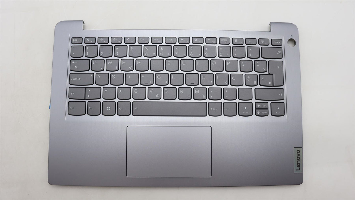 Lenovo IdeaPad 3 14IAU7 Palmrest Cover Touchpad Keyboard Slovenian 5CB1H43484
