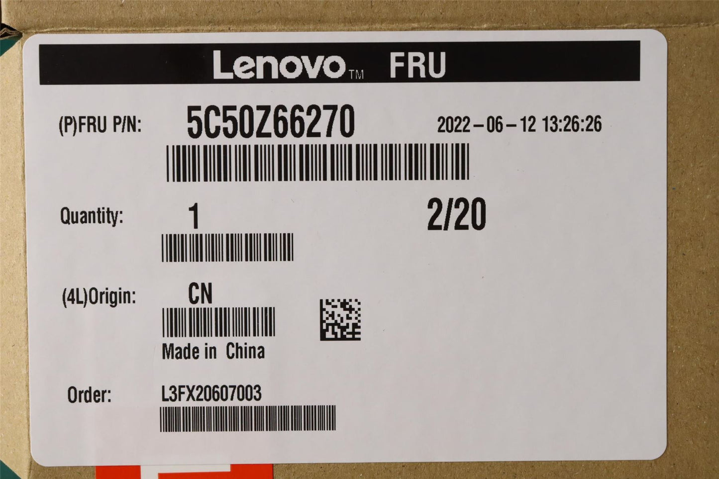 Lenovo ThinkCentre M70a 3 M90a 3 Display Comport Board + Cable 5C50Z66270