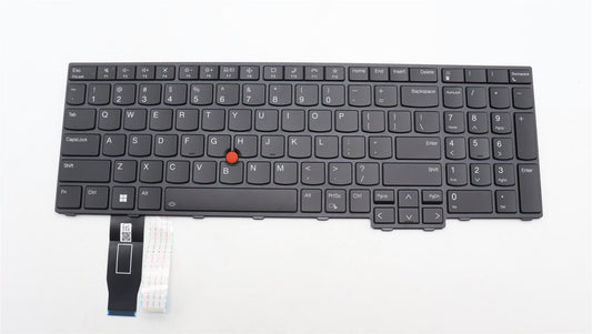 Lenovo ThinkPad P16v Gen 1 L15 Gen 4 T16 Gen 2 Keyboard US Black 5N21K05004