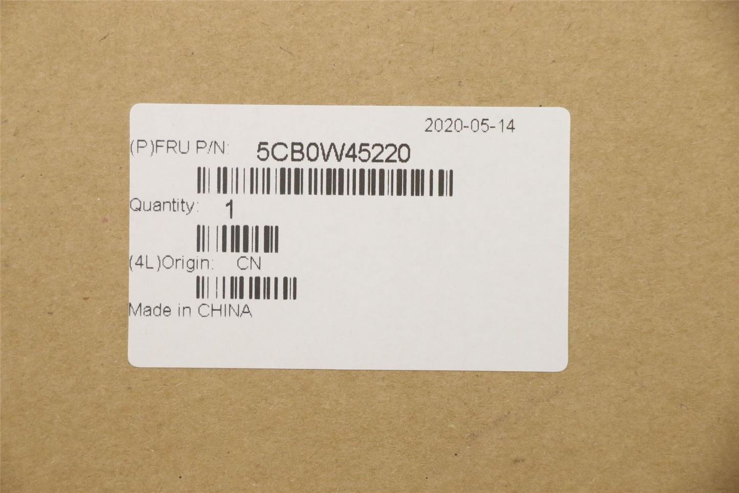 Lenovo Upper CaseQ20RWFP_MGR_BL_CF-E 5CB0W45220