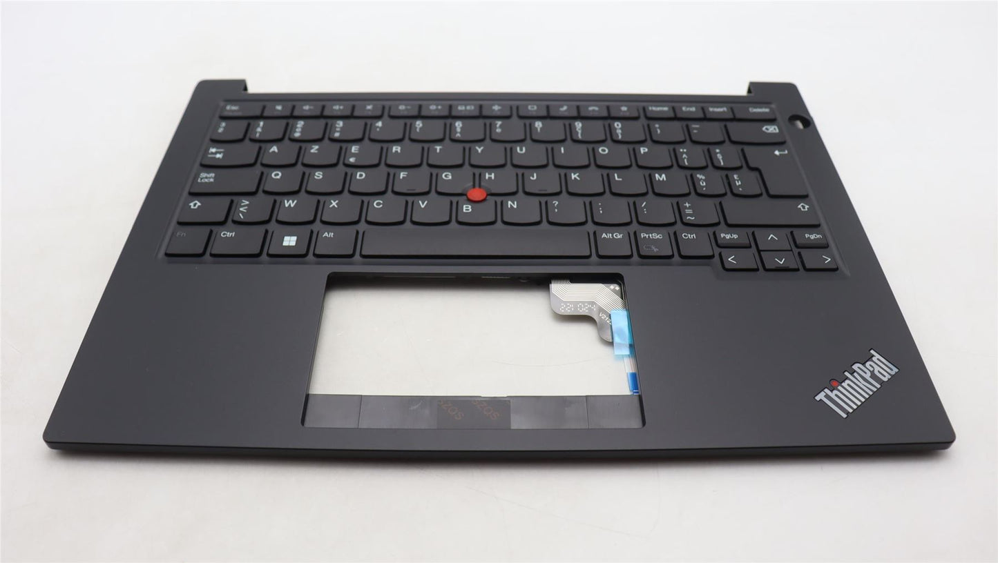 Lenovo ThinkPad E14 Gen 5 Keyboard Palmrest Top Cover Belgian Black 5M11L92243