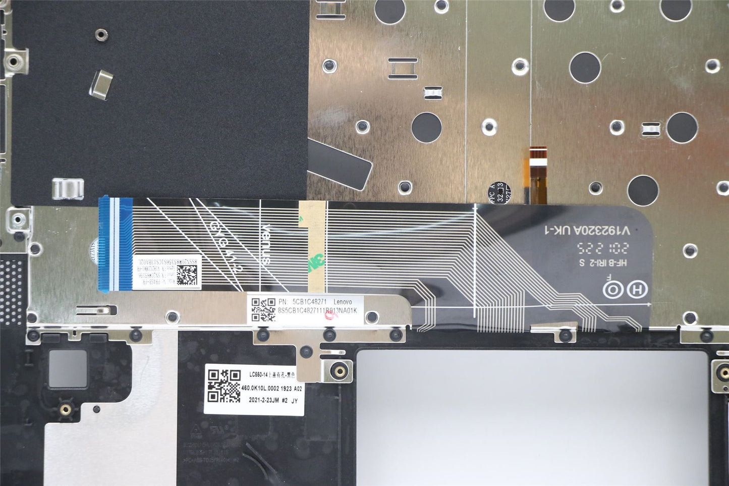 Lenovo Flex 5-14ALC05 Tastatur-Handballenauflage, obere Abdeckung, ungarisch-grau, 5CB1C48271