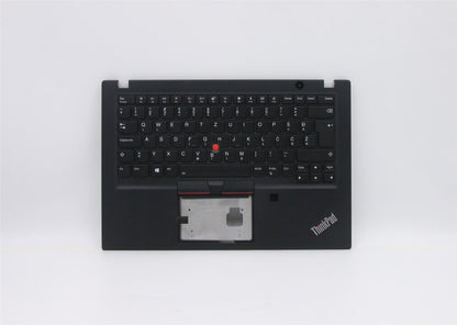 Lenovo ThinkPad T495s Keyboard Palmrest Top Cover Slovenian Black 5M11A08550