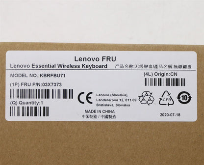 Lenovo KB MICE_BO FRU KBD Nordic 03X7373