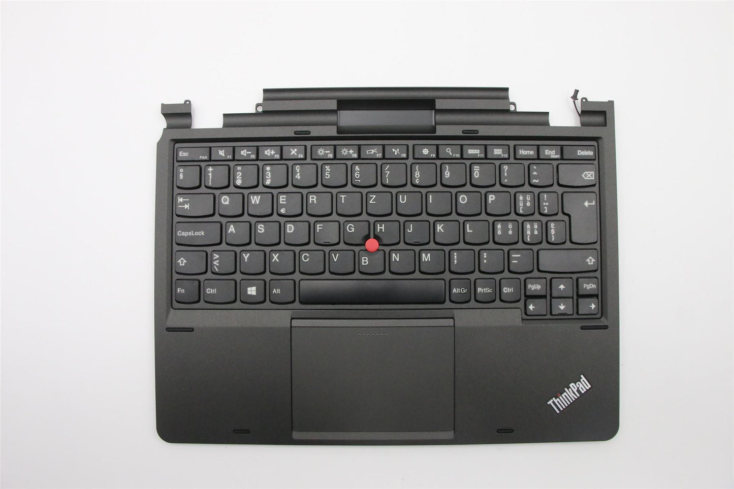Lenovo ThinkPad Helix Palmrest Cover Touchpad Keyboard Switzerland Grey 04X0648