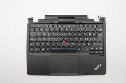 Lenovo ThinkPad Helix Palmrest Cover Touchpad Keyboard Switzerland Grey 04X0648