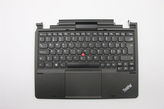 Lenovo ThinkPad Helix Palmrest Cover Touchpad Keyboard Switzerland Grey 04X0648