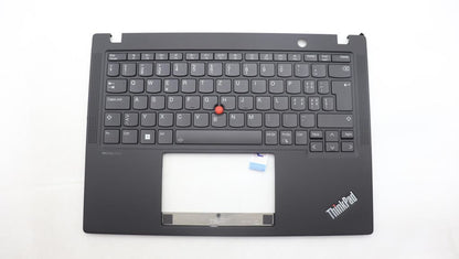 Lenovo ThinkPad X13 Gen 4 Keyboard Palmrest Top Cover Switzerland 5M11L86280