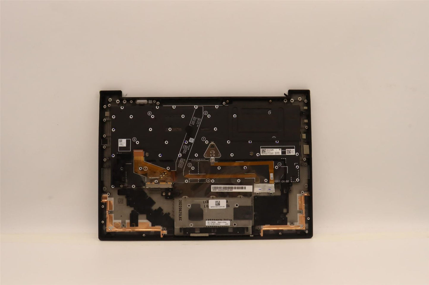 Lenovo Carbon X1 10th Tastatur Handballenauflage Obere Abdeckung Deutsch Schwarz 5M11H44224