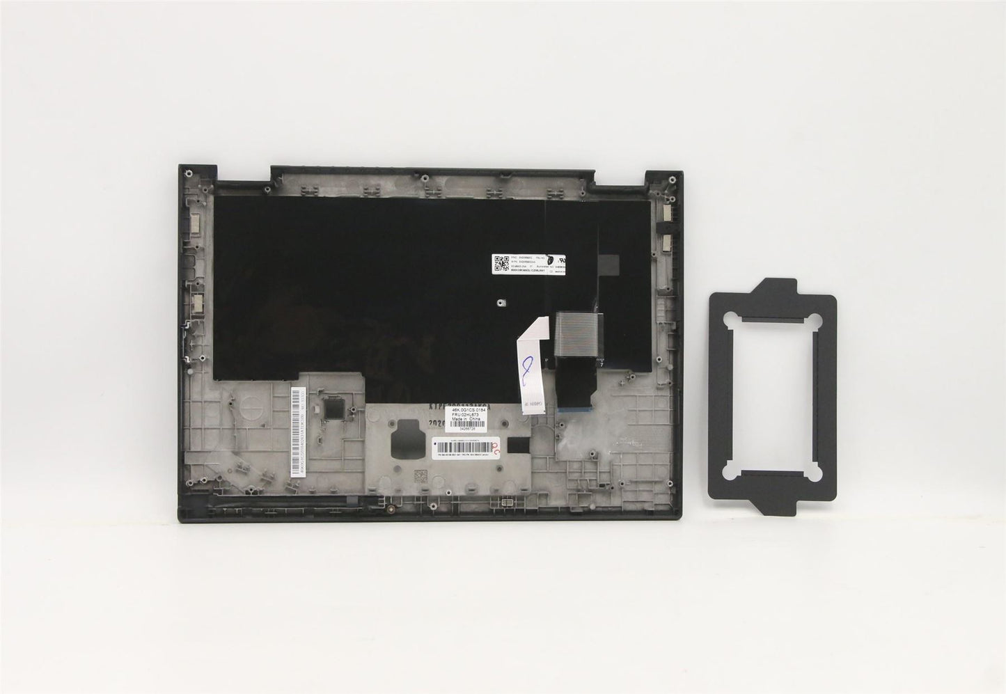 Lenovo Yoga X390 Palmrest Cover Touchpad Keyboard Nordic Black 02HL672