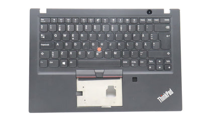 Lenovo ThinkPad T495s Keyboard Palmrest Top Cover Swedish Finnish 5M11A08448
