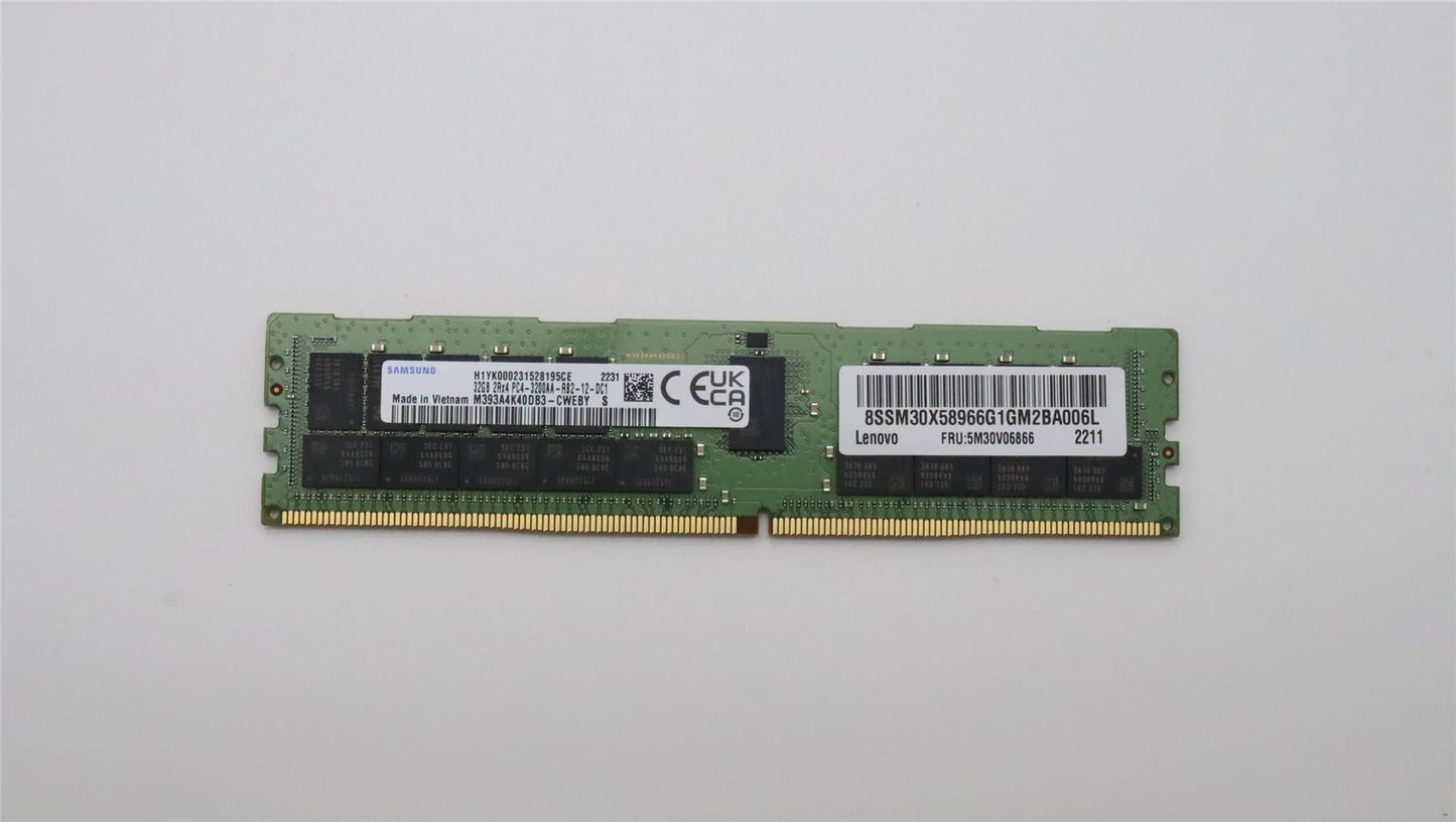 Lenovo 5M30V06866 MEMORY 32GB D4-32R MTA36ASF4G72PZ-3G2J3