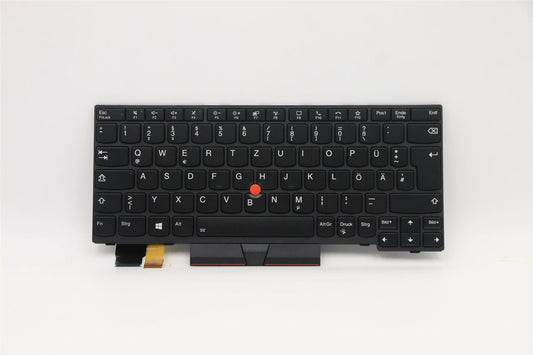 Lenovo ThinkPad L13 2 X13 Keyboard German Black Backlit 5N20V43048