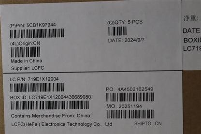 Lenovo Upper Case ASM_SWS L82XL NFP AG BL 5CB1K97944