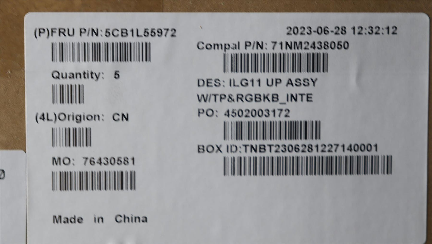 Lenovo LOQ 16IRH8 LOQ 16APH8 Palmrest Cover Touchpad Keyboard 5CB1L55972