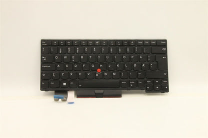 Lenovo ThinkPad T14 2 Keyboard Norwegian Black Backlit 5N20X68862