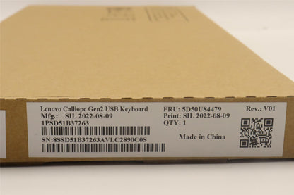 Lenovo USB Calliope KB BK KAZ 5D50U84479