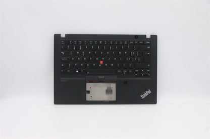 Lenovo ThinkPad T14s Keyboard Palmrest Top Cover Swiss Black Backlit 5M10Z41543