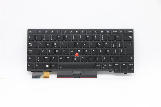 Lenovo ThinkPad L13 2 X13 Tastatur Belgisch Schwarz Hintergrundbeleuchtung 5N20V43043